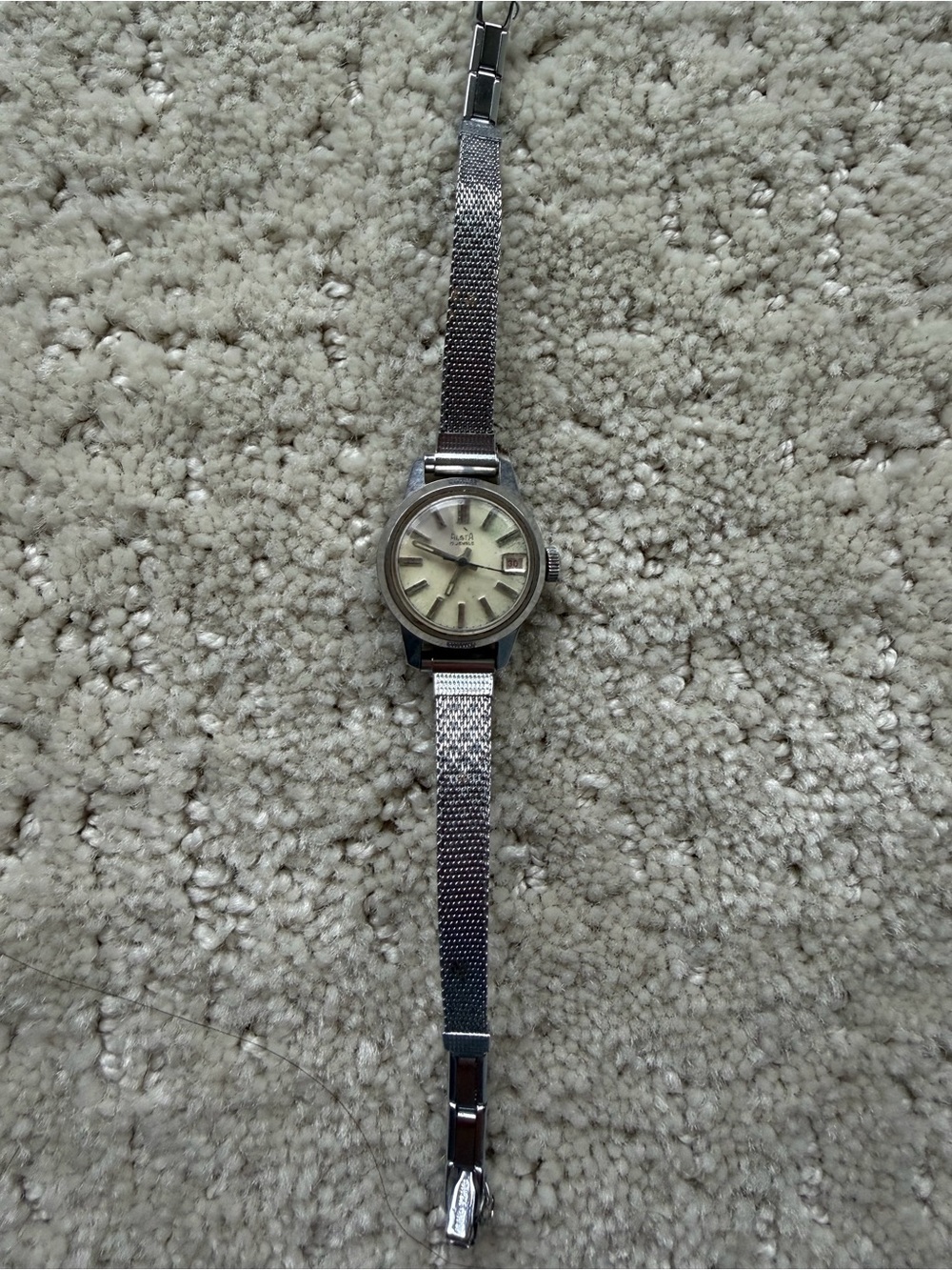 Vintage Alsta 1318 17 Jewels Swiss Mechanical Watch - Working